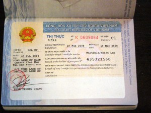 越南签证 C1