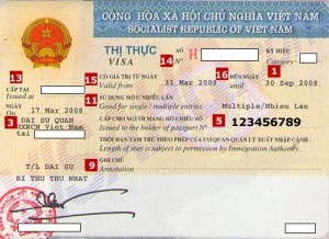 越南签证A3